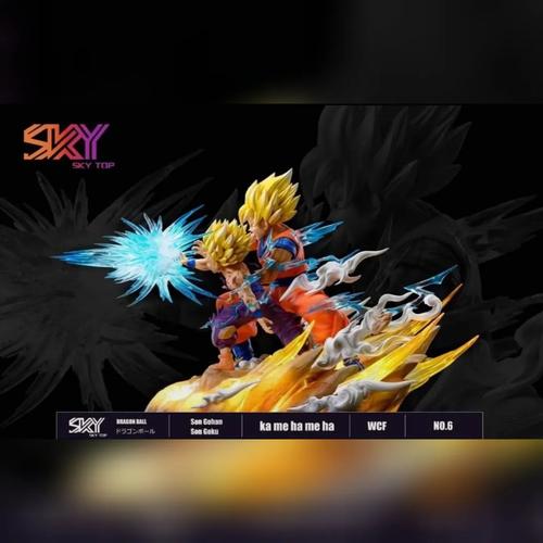 Jual GOKU & GOHAN KAMEHAMEHA BY SKY TOP (PREORDER) RESIN STATUE DRAGON