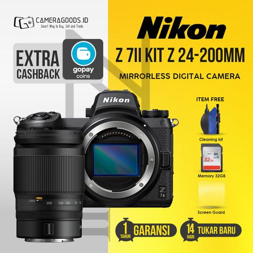 Jual Nikon Z7 II Mirrorless Camera with 24200mm Lens Kit Plus Lens