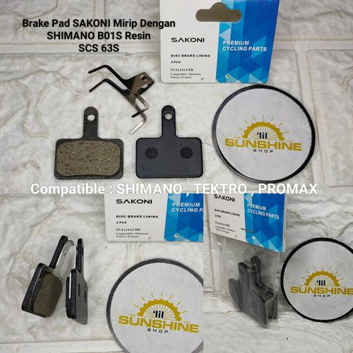 kampas rem tektro novela