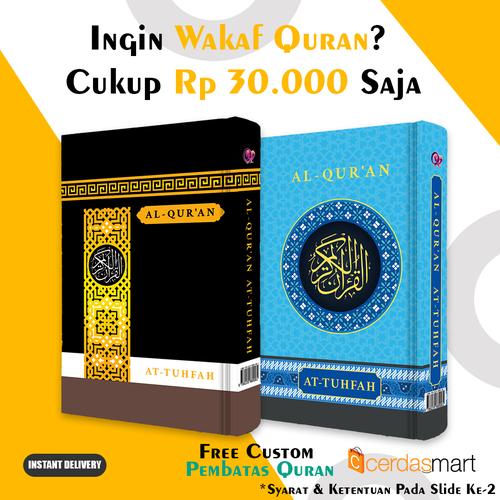 Gambar ALQURAN A5 - AL QURAN MUSHAF AT TUHFAH TILAWAH A5 HVS COVER HITAM dari cerdas media Kota Depok Tokopedia