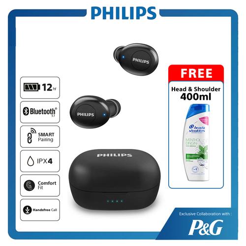 Promo Philips TAT2205 Black In-ear true 
