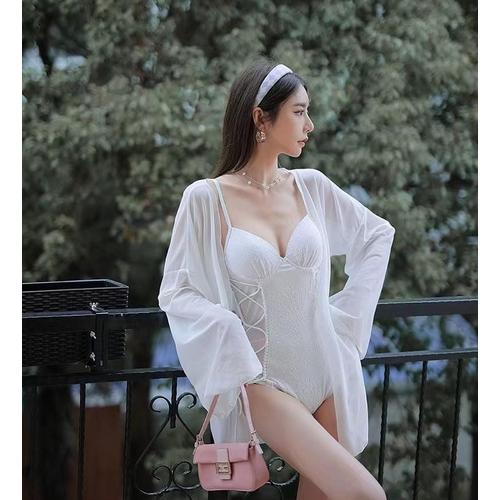 Jual PRINCESSA white swimsuit one piece 