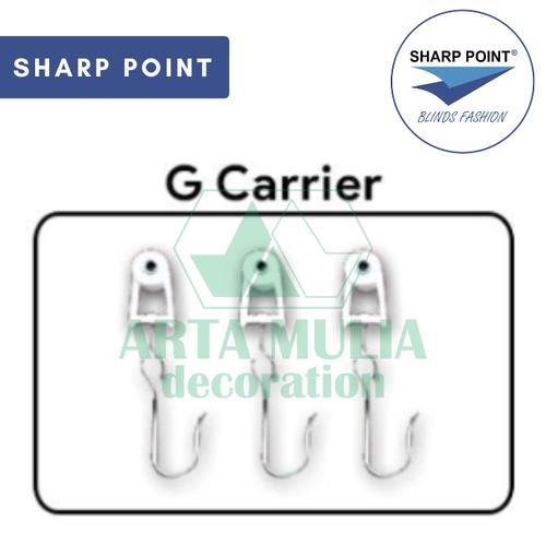 Jual G Carrier Sharp Point Roda Rel Gorden Model Kail Gantungan Rel ...