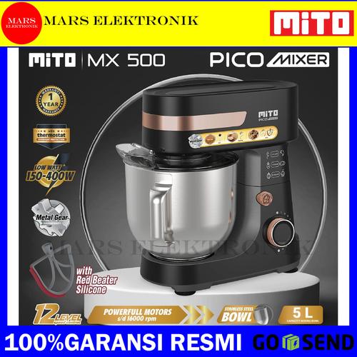 Jual MIXER MITO MX500 / PICO MIXER / KAPASITAS 5 LITER / PENGADUK ADONAN HITAM Kota Medan