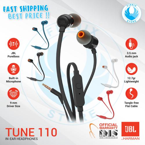 Promo JBL Tune 110 In-Ear Headset 