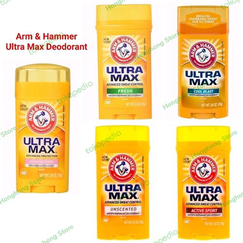Jual Arm and Hammer Ultra Max Deodorant 73 Gr Powder Fresh Kota