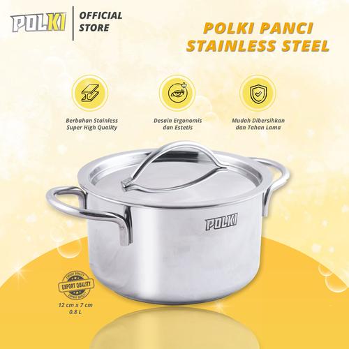 Gambar POLKI Panci Stainless Steel dari POLKI INDONESIA Kota Surabaya Tokopedia