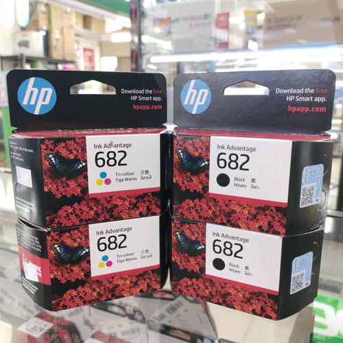 Jual Tinta HP682 ink Advantage Black,Color Original - Jakarta Timur ...