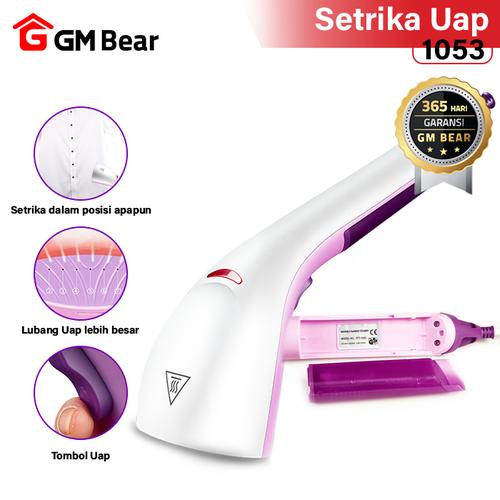 Gambar GM Bear Setrika Uap Genggam Fungsional 1053-Steam Ironer Ungu dari GM Bear Kab. Tangerang Tokopedia