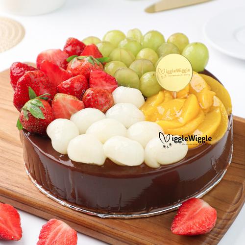 Topper Puding Jual Pudding Gardenia choco / puding coklat dengan topping buah segar ...