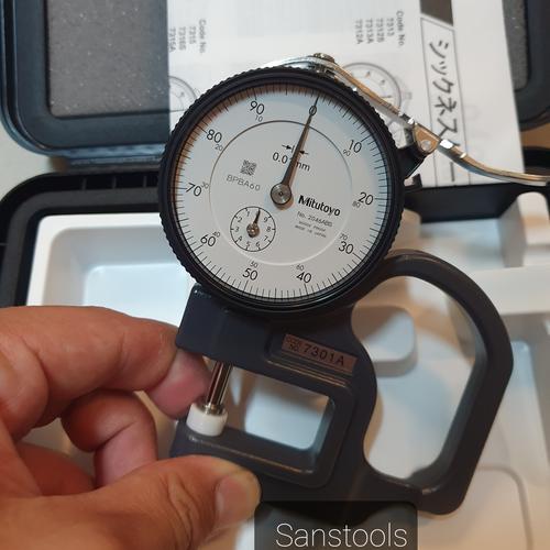 Jual thickness gauge MITUTOYO 010mm 7301 ASLI 100 Jakarta Barat