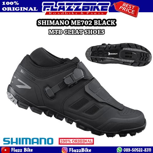 Jual SHIMANO ME7 SH-ME702 BLACK WIDE Sepatu Cleat MTB Hitam ME