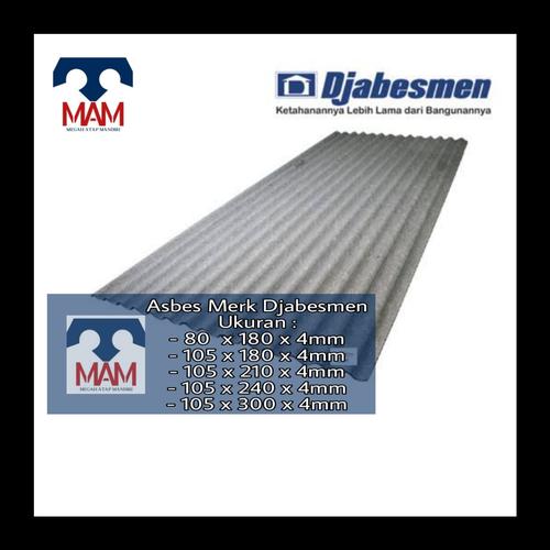 Jual Asbes Djabesmen lebar 105 cm & 80 cm - 105 x 180 - …