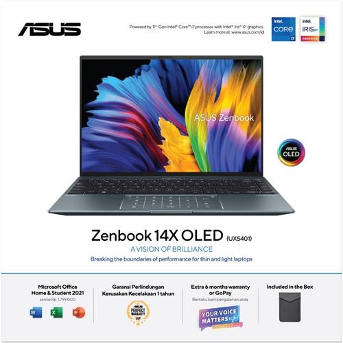 Gambar ASUS ZenBook 14X OLED UX5401EA-OLED714 - Pine Grey dari Asus Official Store Jakarta Timur Tokopedia