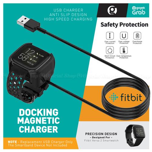 Gambar Charger Cable USB 1M for Fitbit Versa 2 (Charging Kabel Smartwatch) dari G-Rex Jakarta Barat Tokopedia