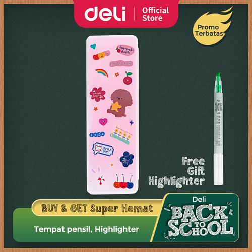Gambar Deli Pencil Pouch / Kotak Pensil Transparant Lucu DIY Sticker 71005 dari Deli Stationery Kab. Tangerang Tokopedia