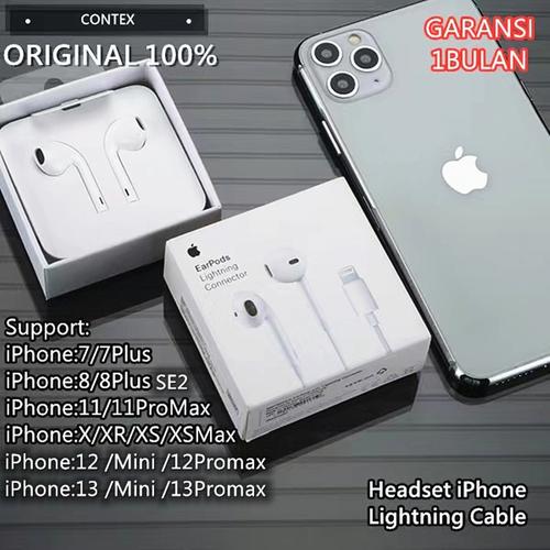 Jual Headset Earphone Apple Iphone 7 7+ 