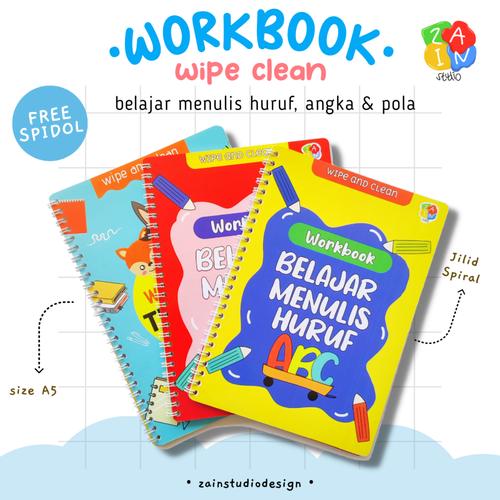 Jual WORKBOOK WIPE AND CLEAN TRACING BOOK ACTIVITY SERI TRACING
