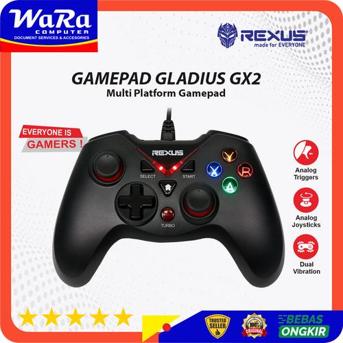 Jual Rexus Gladius GX2 Pro Gaming Gamepad Controler ANDROID PC PS3 ...