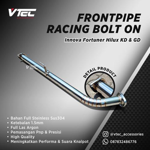 Jual Frontpipe Innova Fortuner Diesel 2KD SUS304 - Non VNT - Kota ...