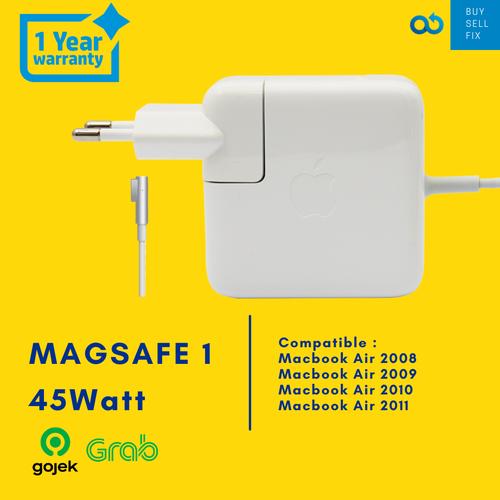 ORIGINAL Adaptor Macbook air 11 13 Charger Magsafe 45W 45Watt 45 W di  Iloops Indonesia Tokopedia