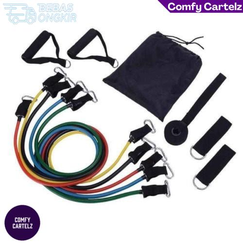Jual 11 IN 1 Pro Resistance Band Set 