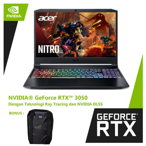 Gambar Acer Nitro 5 AN515-57 GeForce RTX™ 3050 - 144Hz i5 11400 8GB 512ssd - unit dari NVIDIA GeForce Laptop Jakarta Utara Tokopedia