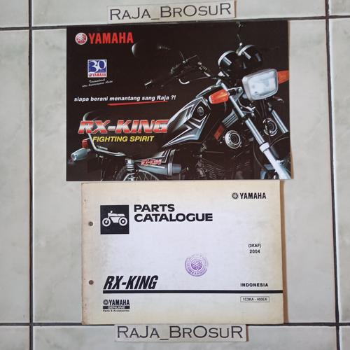 Jual Parts Catalogue + Poster brosur katalog Yamaha RX King 2004 ORI