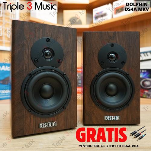 Gambar DOLPHIN SOUND DS4A MKV Speaker Monitor Flat dari triple3music Kota Bandung Tokopedia