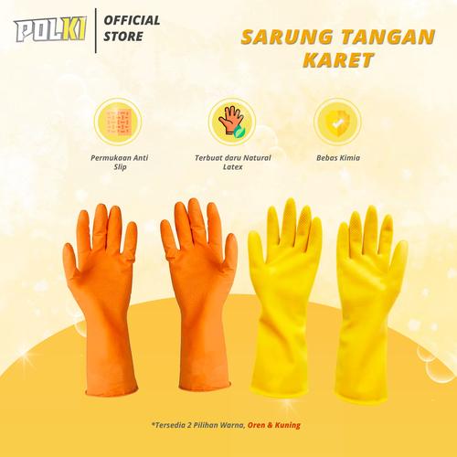 Gambar POLKI SARUNG TANGAN PREMIUM - Kuning dari POLKI INDONESIA Kota Surabaya Tokopedia