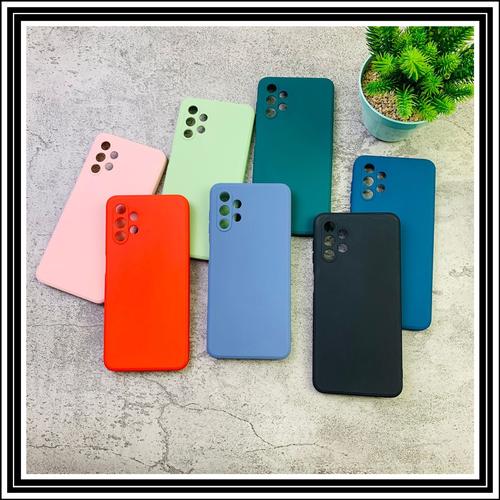 Jual SAMSUNG GALAXY A13 4G SILICONE LIQUID RUBBER SOFT CASE COVER