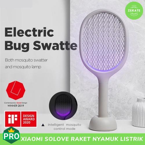 Jual Solove Electric Mosquito Swatter Raket Nyamuk Listrik - P2 Putih ...