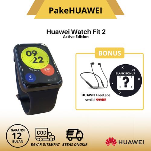 Jual HUAWEI Watch Fit 2 Active Edition HarmonyOS SmartWatch Original -  Hitam - Kota Tangerang - PakeHUAWEI | Tokopedia