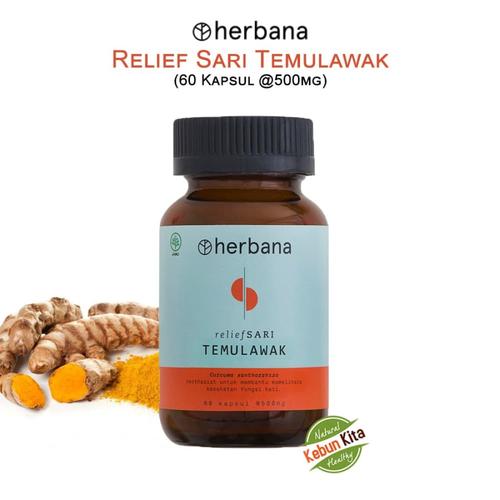 Jual Herbana Relief Sari Temulawak 60 Kapsul Jakarta Utara Kebun Kita Fresh Tokopedia