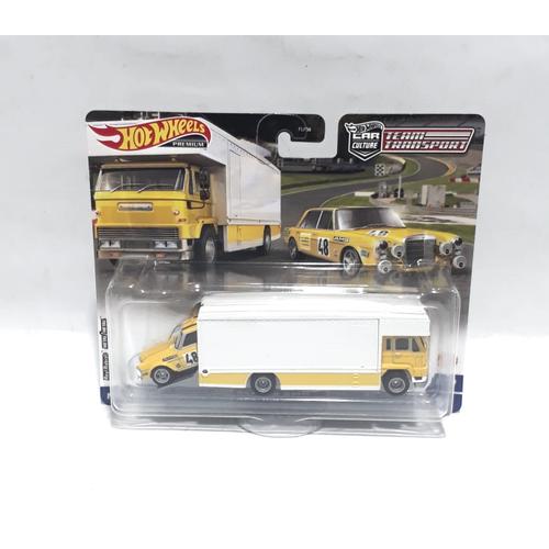 Gambar Hotwheels 1/64 Team Transport Mercedes Benz 300 AMG + Fleet Flyer dari Oris Diecast Jakarta Pusat Tokopedia
