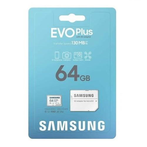 Gambar Micro SD Samsung Evo Plus 64gb Memory HP SDXC 64 gb UHS-I Card dari PojokITcom Pusat IT Comp Kota Surabaya Tokopedia