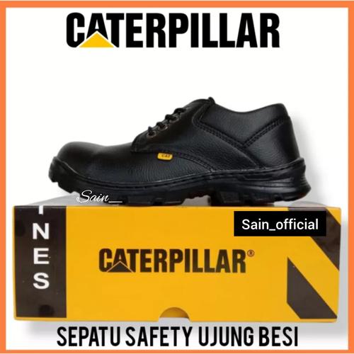 Jual sepatu safety boots pria Sepatu kerja lapangan Safty cat pende