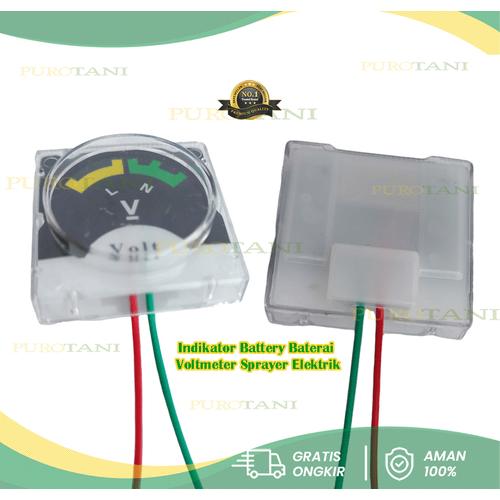 Gambar Volt meter sprayer voltmetre tangki listrik cas baterai voltmeter dari Purotani.ID Kab. Purworejo Tokopedia