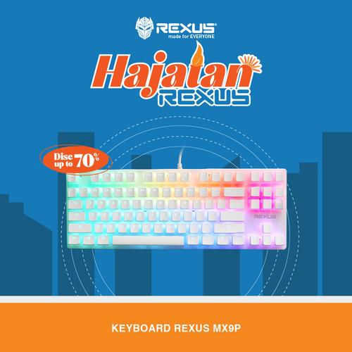 Gambar Rexus Keyboard Gaming Mechanical Legionare MX9 Pudding / MX9P TKL RGB - Hitam, Red Switch dari Rexus Official Store Jakarta Pusat Tokopedia
