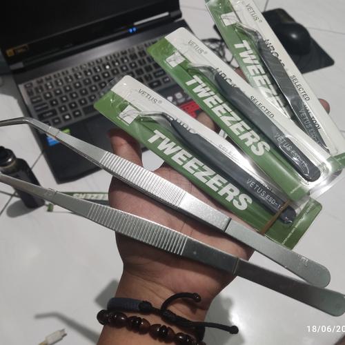 Jual Pinset Panjang Pendek alat Tool Komputer Laptop Hp - Panjang