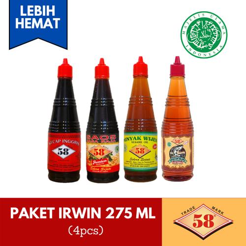 Jual PAKET IRWIN 275ML (KECAP IKAN, RASA RAJA, MINYAK WIJEN, KECAP ...