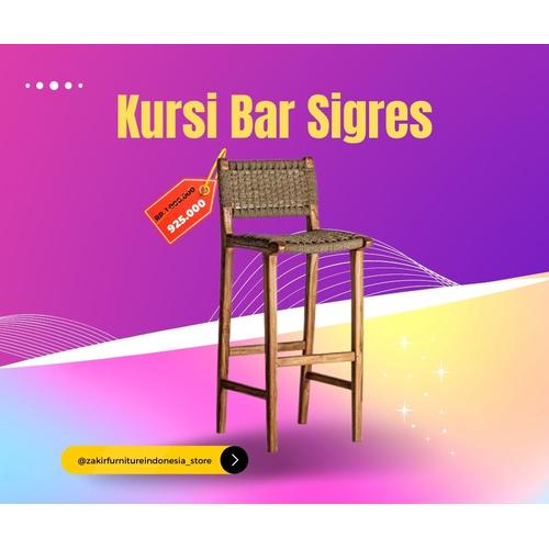 Gambar Kursi Bar Sigres dari jepara punya furniture Kab. Jepara Tokopedia