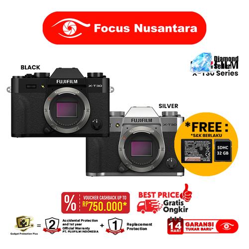 Gambar FUJIFILM X-T30 II / XT30 II / X T30 II / XT30 Mark II Body Only dari Focus Nusantara Jakarta Pusat Tokopedia