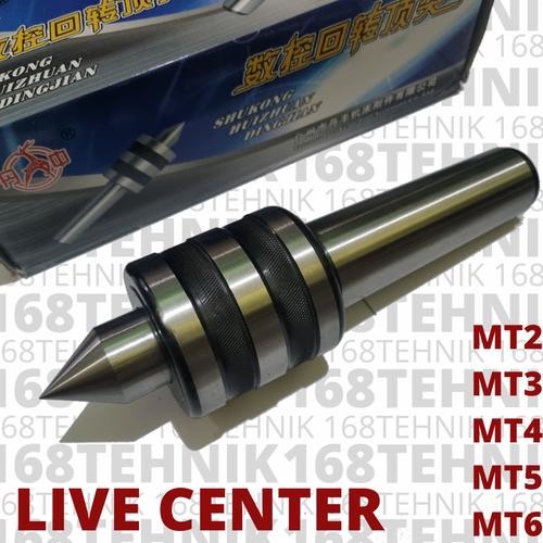 Jual LIVE CENTER MT 6 MT6 / CENTER MESIN BUBUT / ROLLING CENTER PUTAR