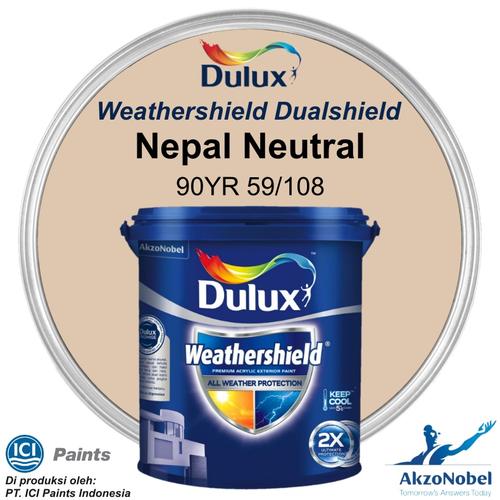 Jual CAT DULUX WEATHERSHIELD 20 LT NEPAL NEUTRAL 90YR 59/108