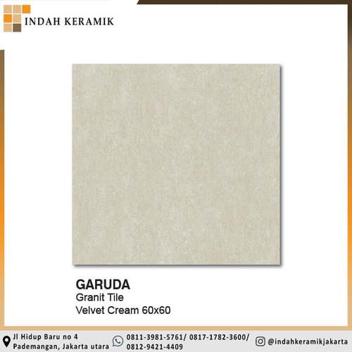Jual HT Granite Granit Tile Garuda Velvet Cream 60x60 Jakarta Utara