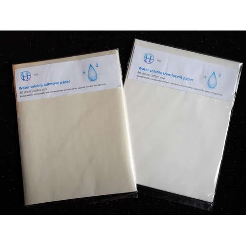 Jual Water Soluble Paper Kertas Larut Dalam Air Transfer Paper Sulam