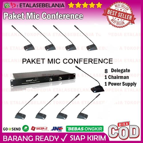 Gambar PAKET MIC CONFERENCE KREZT MC-990 - 8 DELEGATE 1 CHAIRMAN 1 POWER dari EtalaseBelanja Jakarta Pusat Tokopedia