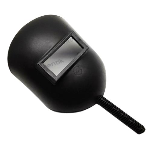 Jual Topeng Kedok Las Model Pegang Hitam - Pelindung Wajah Gagang