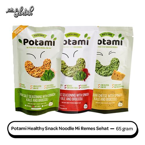 Gambar Potami Healthy Snack Noodle Gluten Free - Mie Kremes Bayam Tanpa MSG - Hot Spicy dari Rak Sebelah Jakarta Pusat Tokopedia